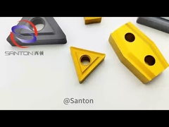 固体カービッドの穴を作るためのCNC K05 CVDコーティングピリング挿入物